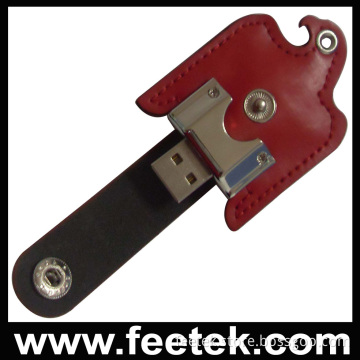 Popular OEM Leather USB Flash Drive (FT-1316)